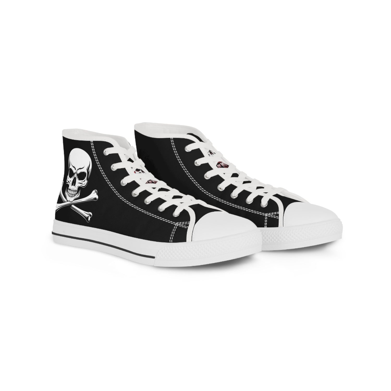 Gothic Men's Shoes: Artistic And Unique Footwear Options featuring a striking skull design for bold style and individuality.