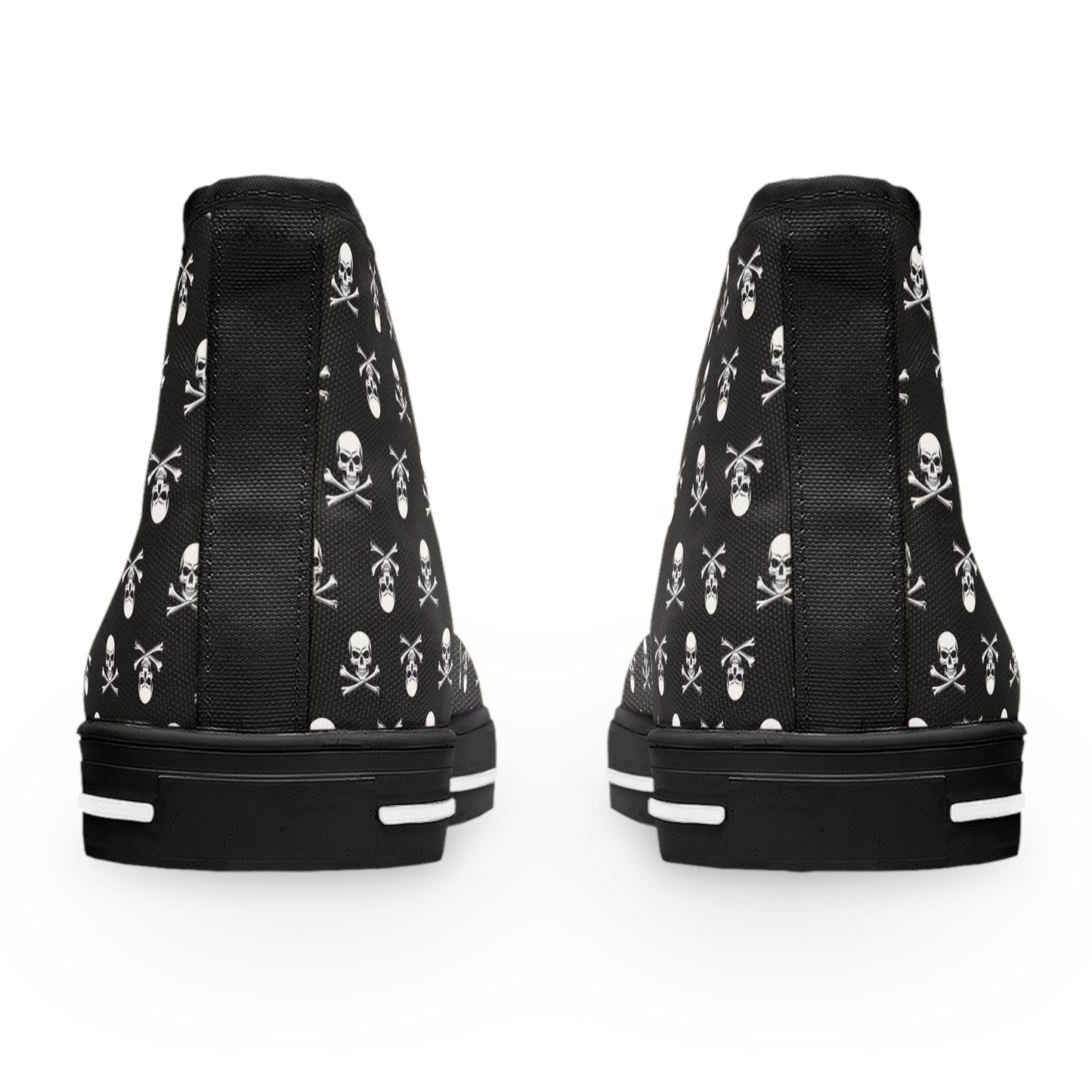 Classic Skull & Crossbones Women's High-Top Sneakers