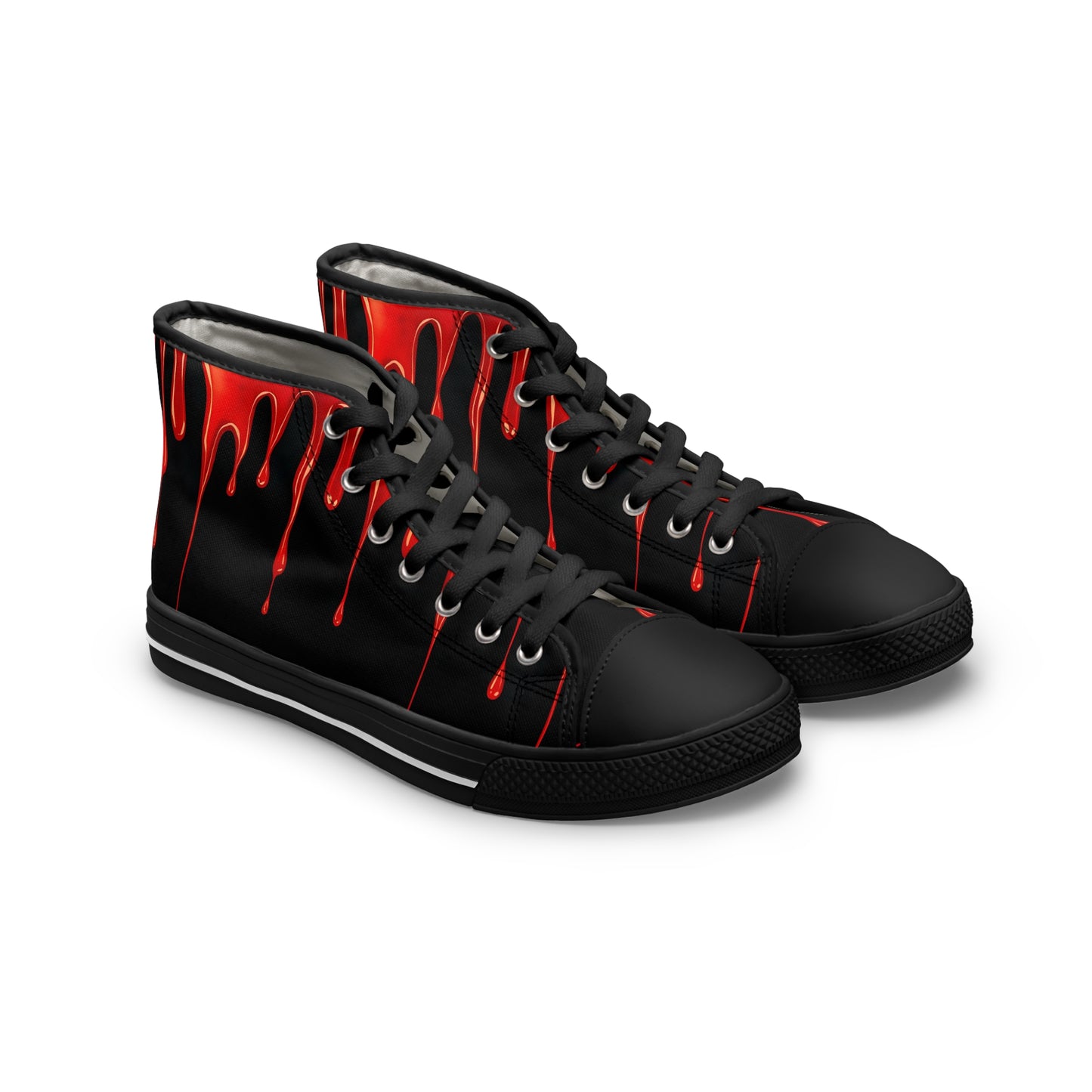 Dripping Blood Women's High-Top Sneakers