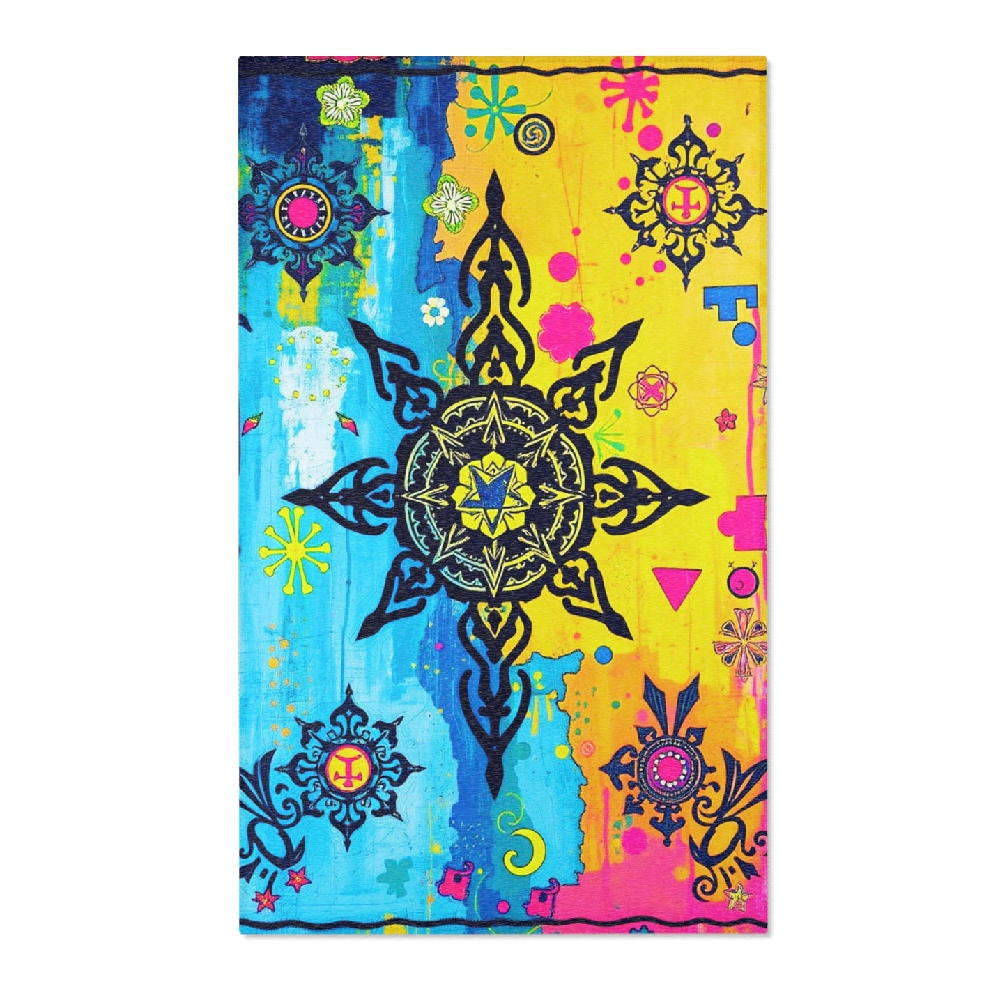 Vibrant Mandala Area Rug