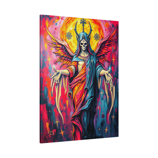 Chromatic Guardian Revelation Canvas Art Print