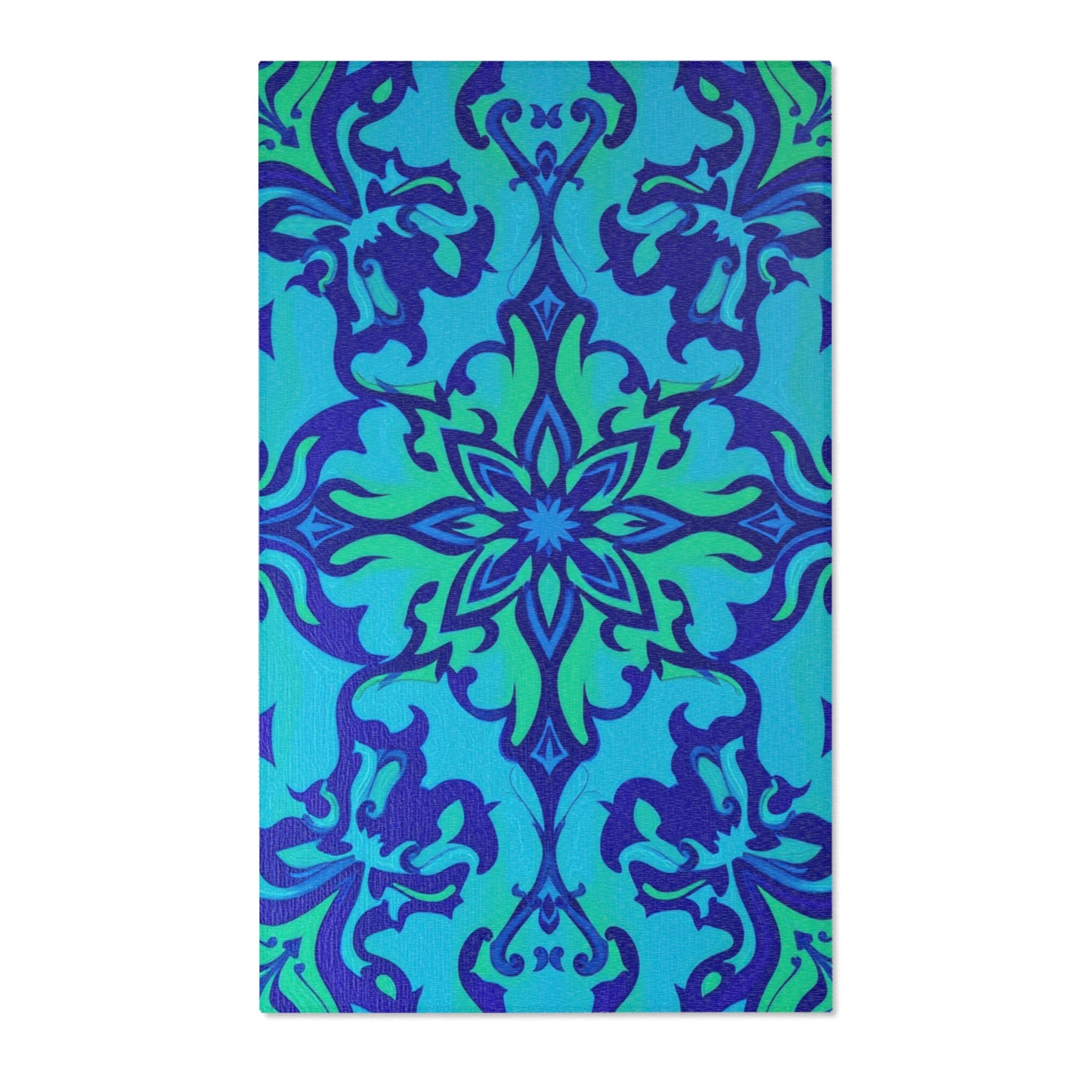 Gothic Bloom Area Rug for Vibrant Home Decor Style