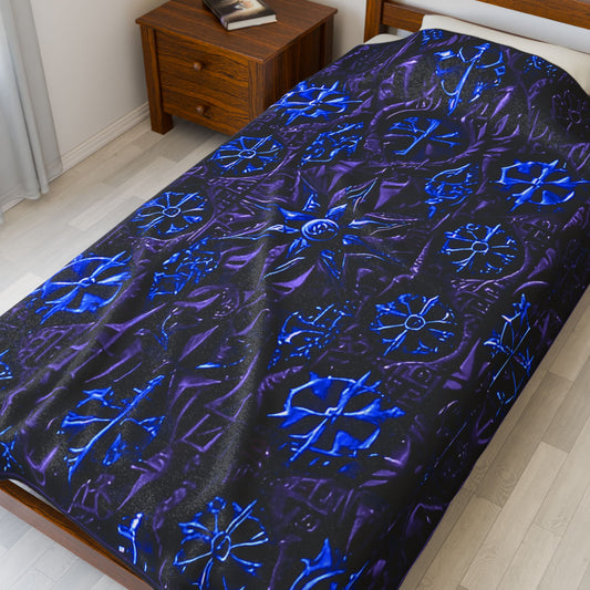 Shadowed Relics Plush Velveteen Blanket