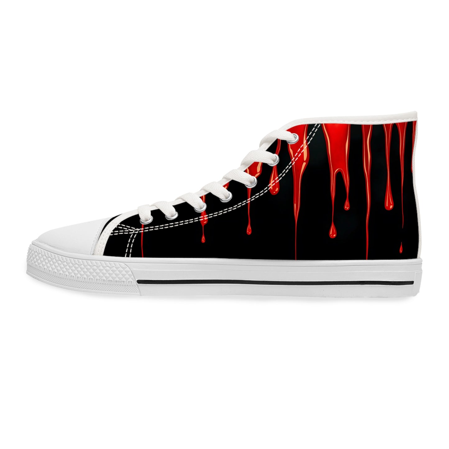 Dripping Blood Women's High-Top Sneakers