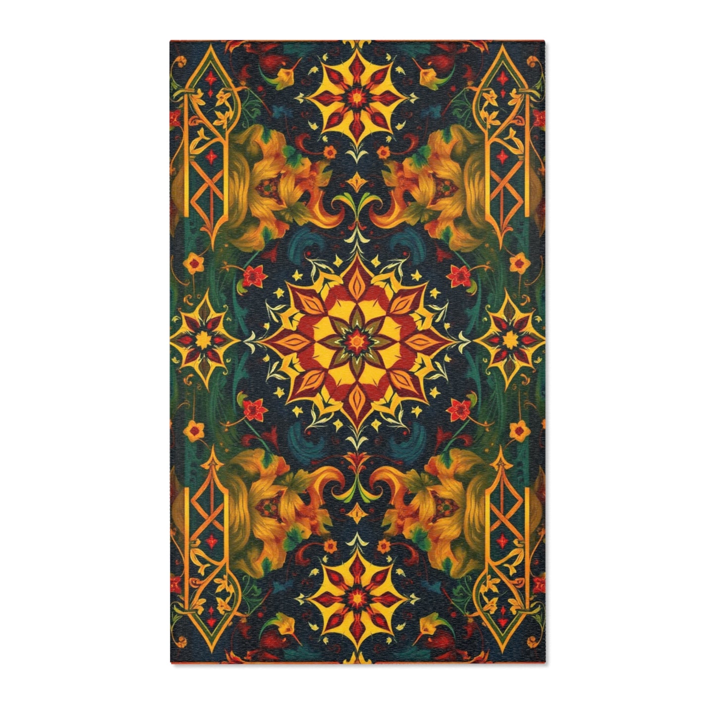 Gilded Relic Gothic Area Rug for Stylish Home Decor