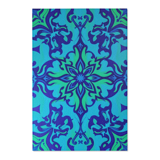 Gothic Bloom Area Rug for Vibrant Home Decor Style