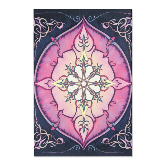 Pastel Gothic Emblem Area Rug for Unique Home Decor