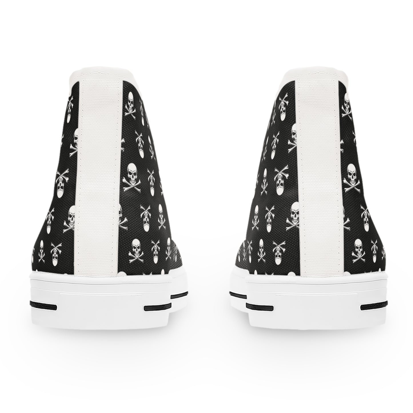 Classic Skull & Crossbones Women's High-Top Sneakers