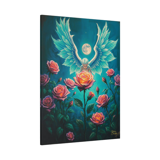 Celestial Guardian Rose Canvas Art Print