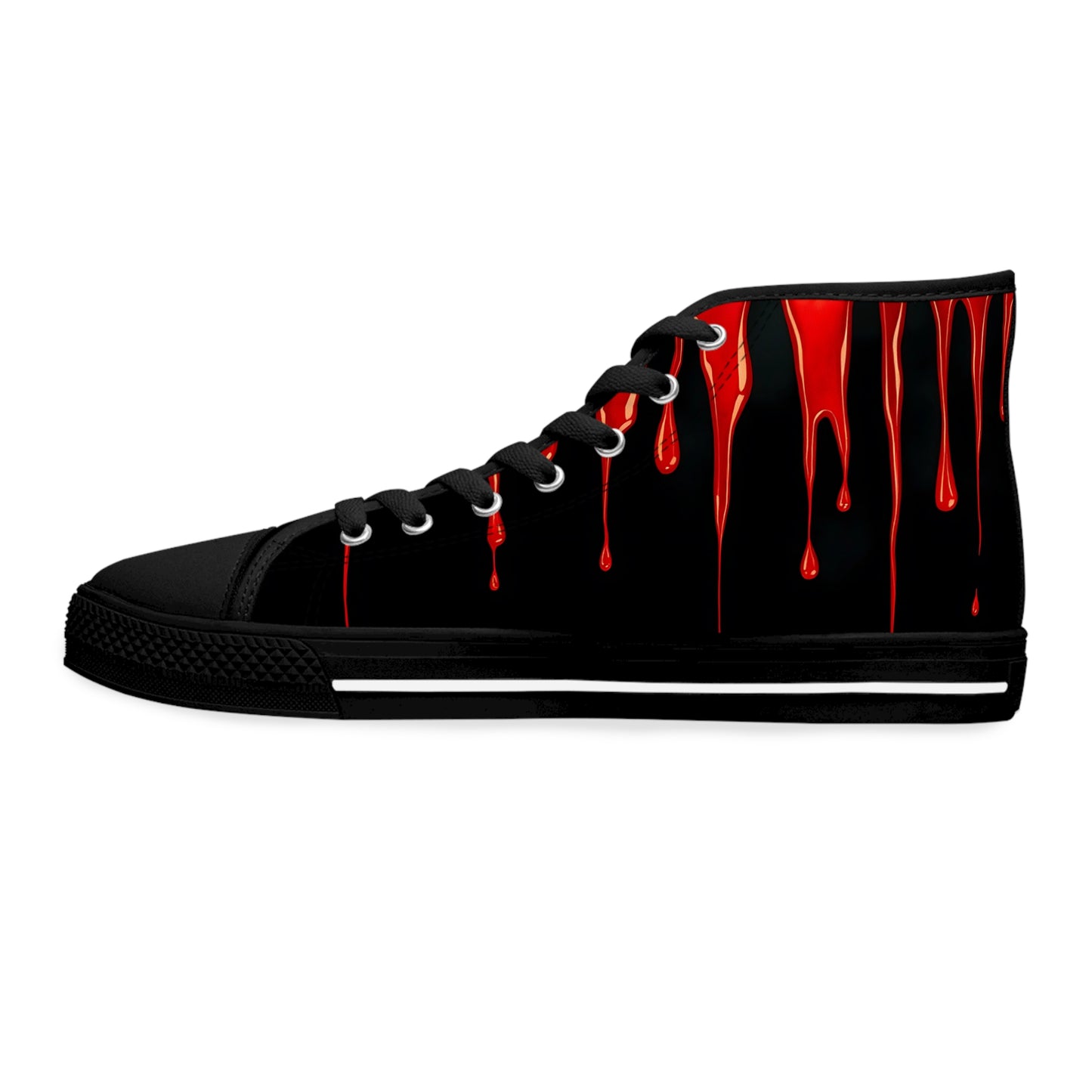 Dripping Blood Women's High-Top Sneakers