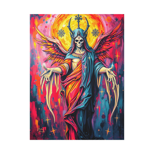 Chromatic Guardian Revelation Canvas Art Print