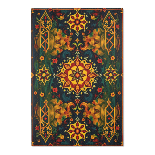 Gilded Relic Gothic Area Rug for Stylish Home Decor