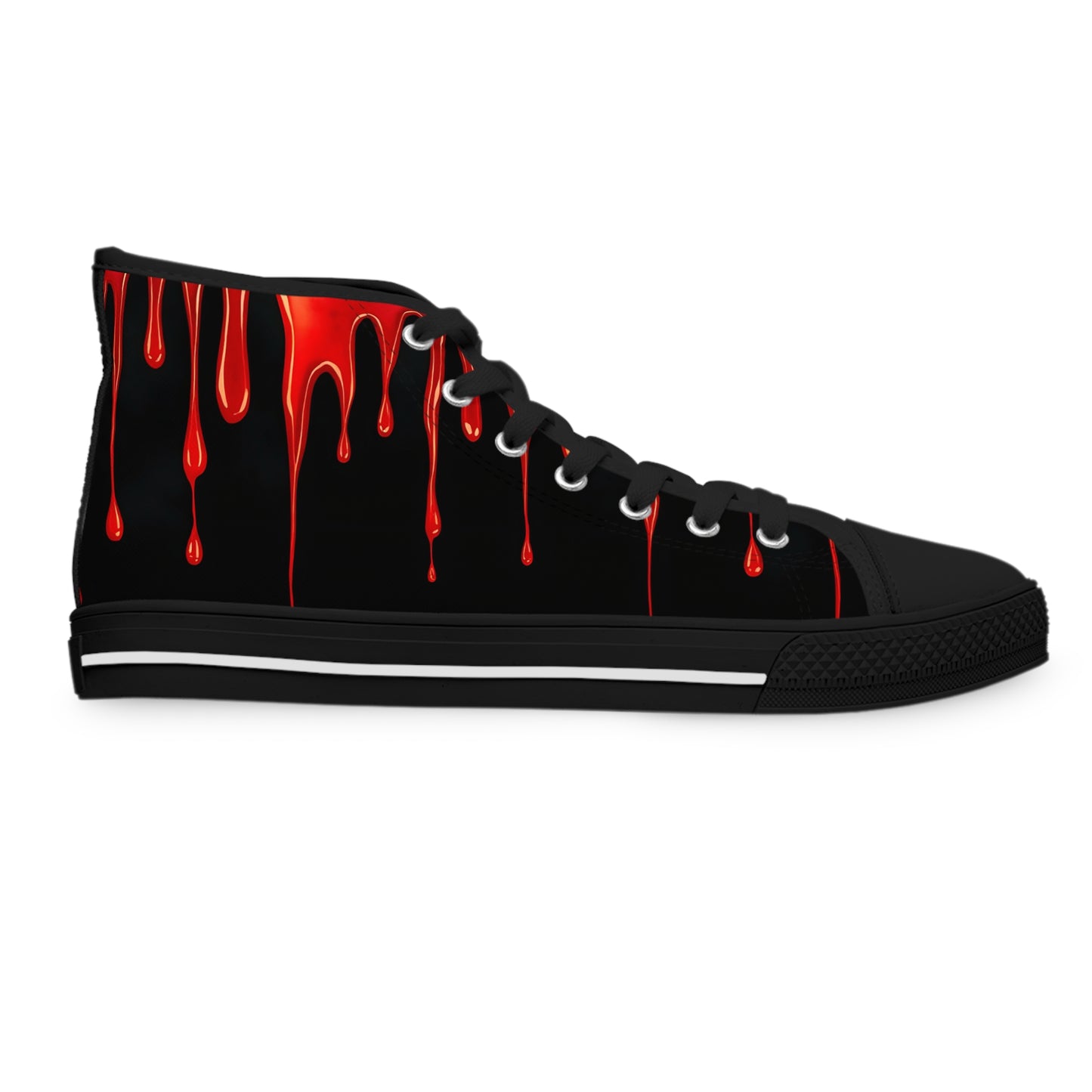 Dripping Blood Women's High-Top Sneakers